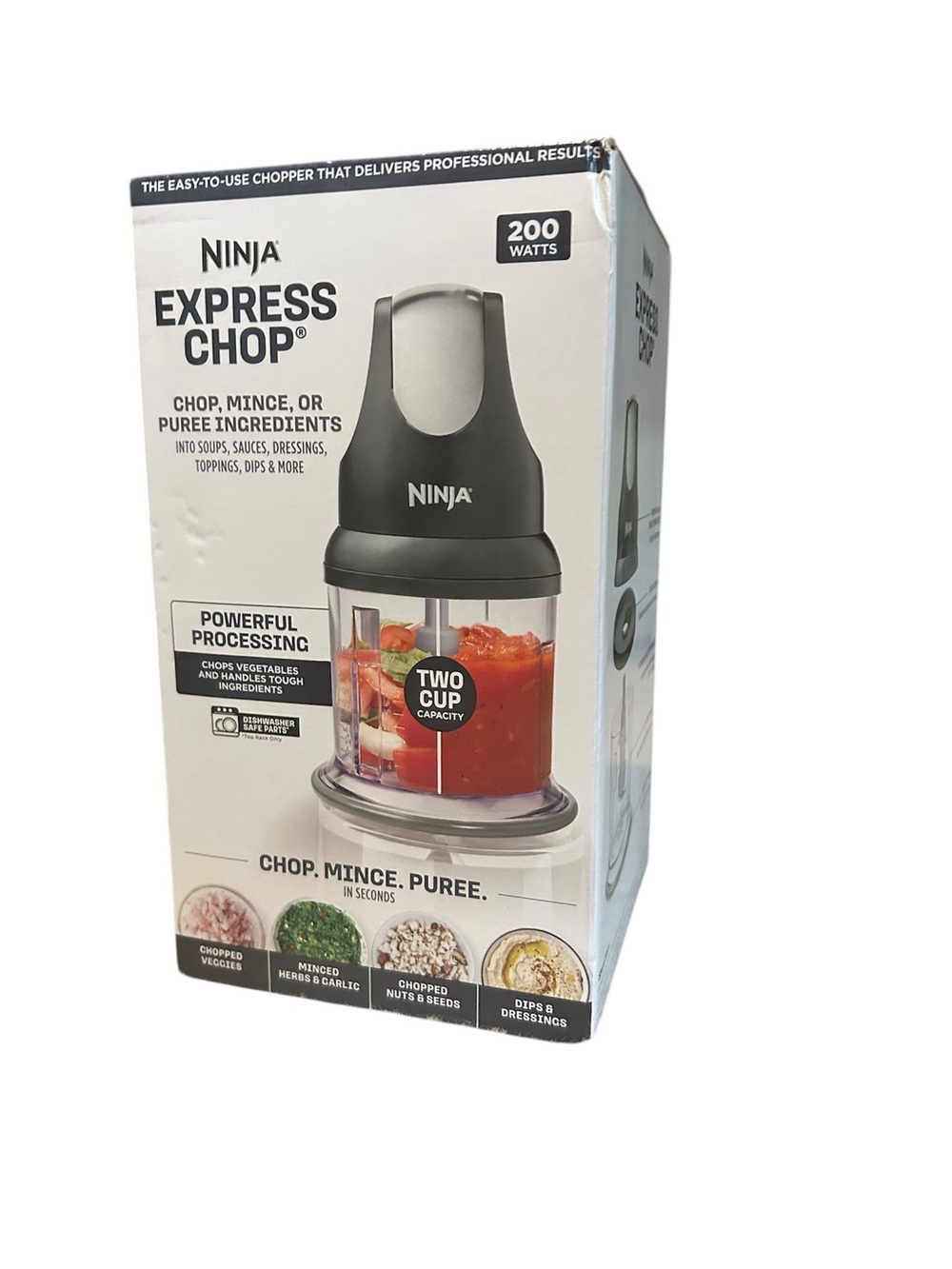 Ninja Express Chop Mini Chopper - Black & Clear